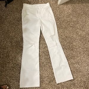 White flare express jeans. Never worn